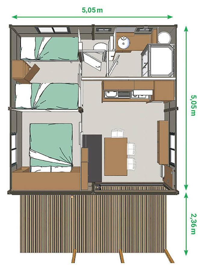 Camping Des Loisirs Evron Hotell Rom bilde